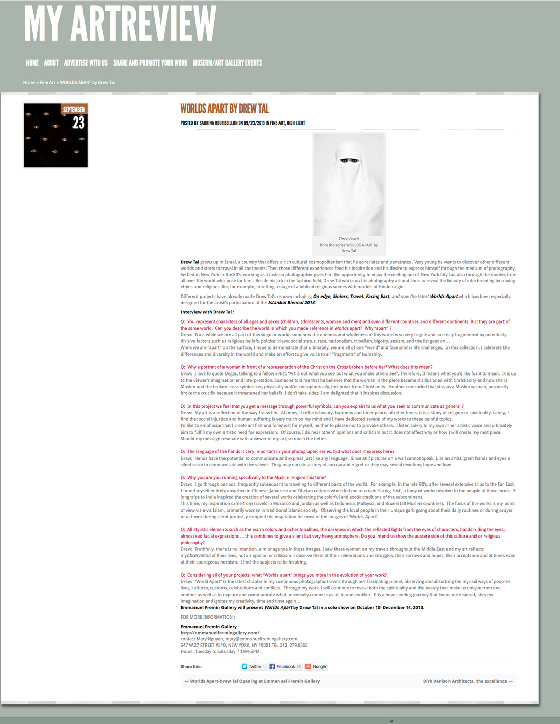 My Artreview 1